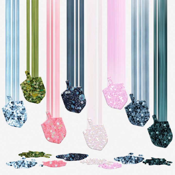 Falling Dreidels - Charger– Chanukah / Hanukkah for wholesale by Altoonastore