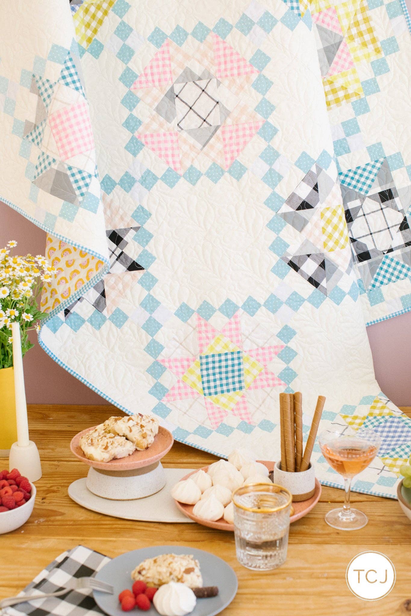 Then Came June - Wholesale Craft Sewing Kit - Champagne Quilt Pattern - Printed10