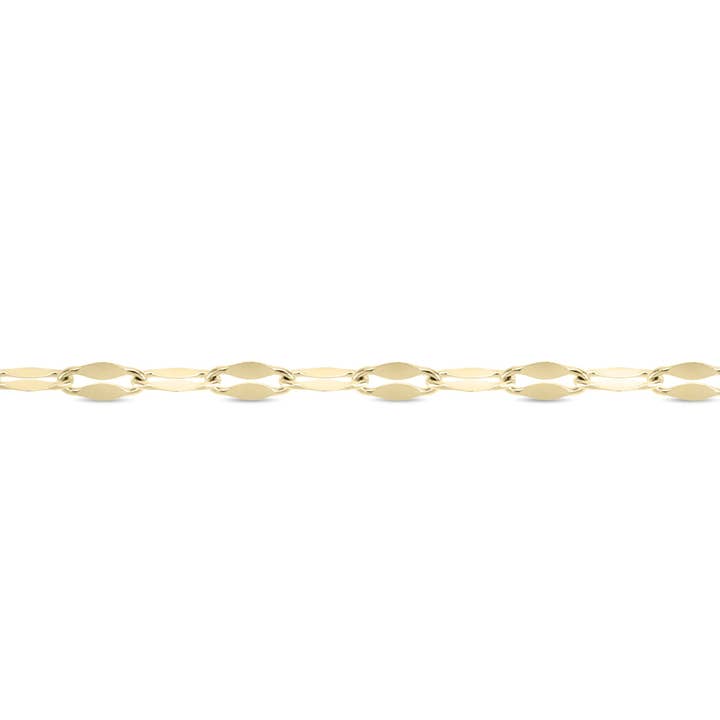 WJW - Wholesale Craft Supplies - 2mm Stainless Steel Lip Chain By The Foot