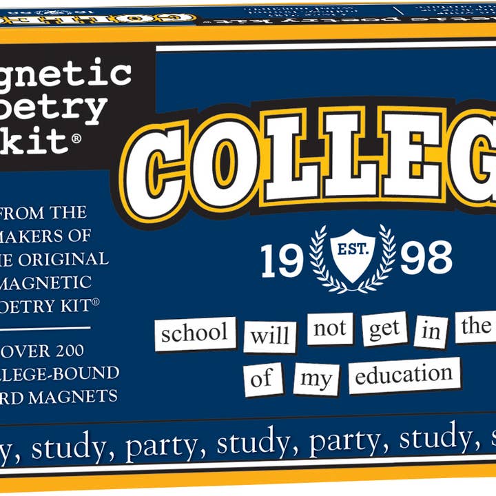 Kit de poésie magnétique universitaire pour la vente par Magnetic Poetry