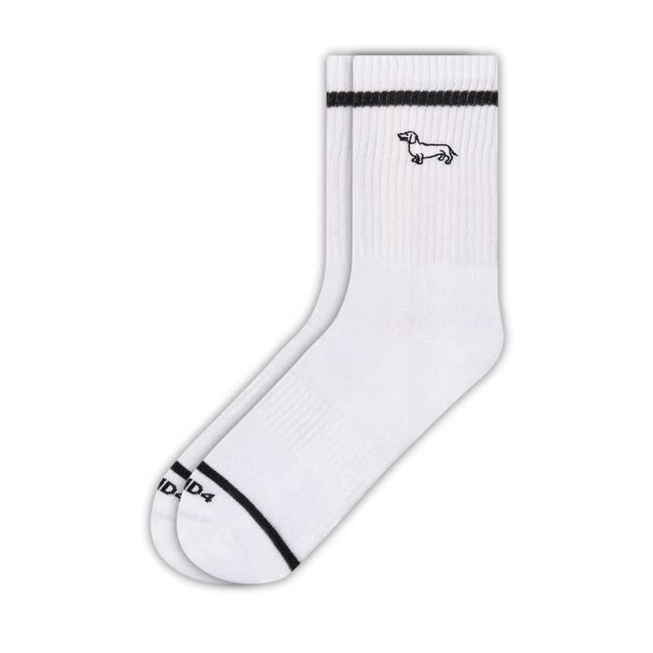 Meia Crew Bordado Dachshunds por atacado de Stand4 Socks US