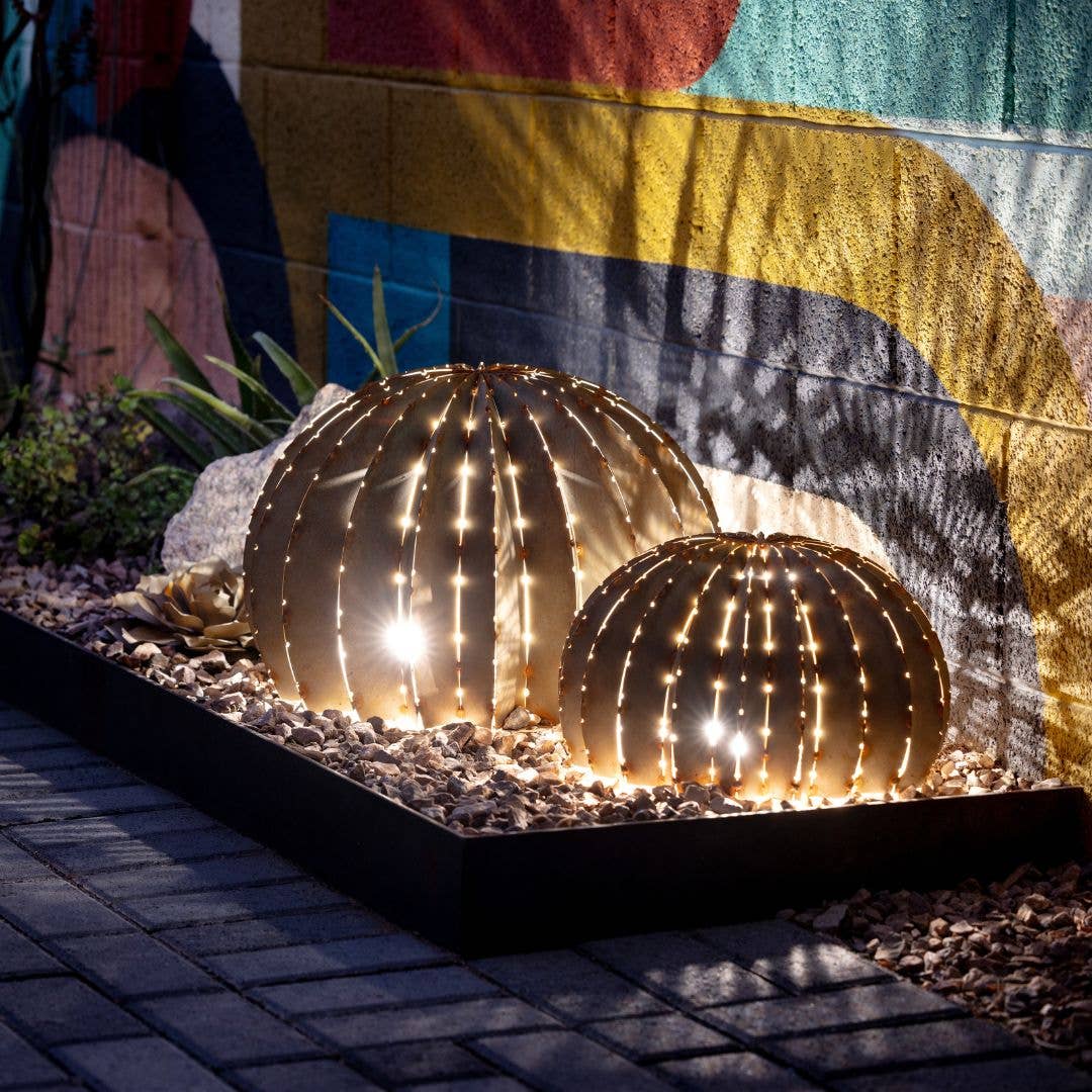 Desert Steel - Vente Plantes artificielles - Fût doré4