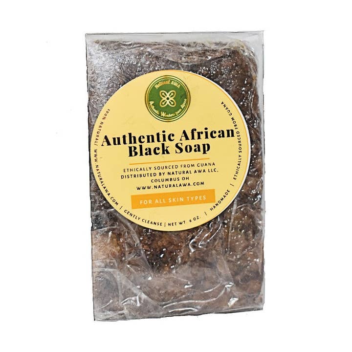AUTHENTIC AFRICAN BLACK SOAP for wholesale by Natural AWA (Authentic Wonders from Africa)