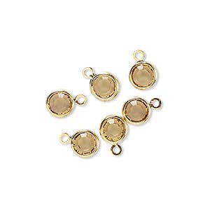 The Vintage Pearl - Wholesale Individual Charm/Pendant - You're A Gem Charm (gold)10