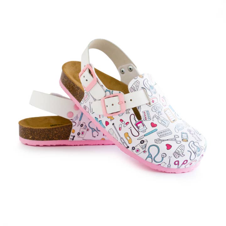 Haikon Hada (Calzame, Alster Komfort, Timoni) – Engroshandel Træsko – til kvinder – Sygepleje Rose Træsko Bio sygepleje og medicin4