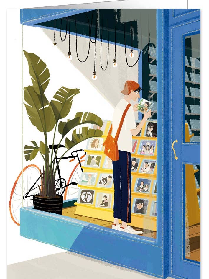 Uomo nel negozio di dischi, 1952 per la vendita all'ingrosso da parte di Acte tre US/UK