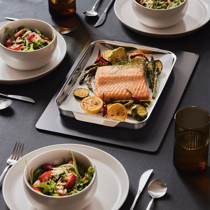 Kana - Wholesale Baking Sheet/Mat - Milo Stainless steel Quarter Sheet Pan with rack + Paper6