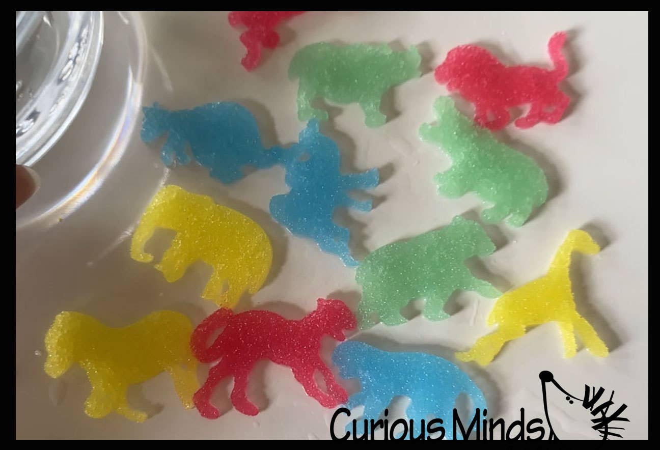 Curious Minds Toys – wholesale Bath toy – Baby – 1 Safari Sponge Capsules - Place in Water Animals3