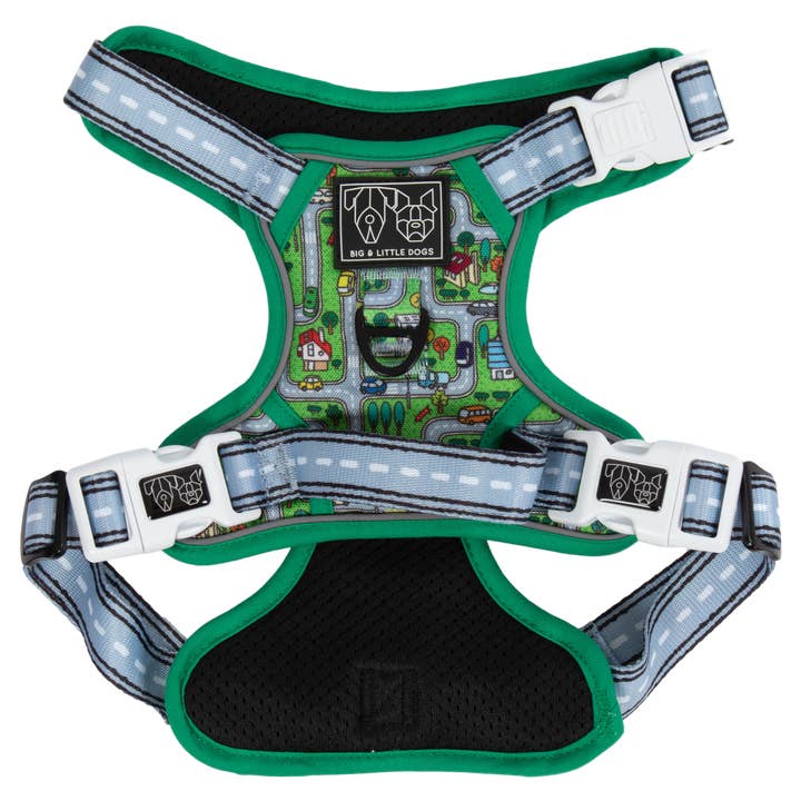 THE ALL-ROUNDER DOG HARNESS: Traffic Town for wholesale by Big and Little Dogs