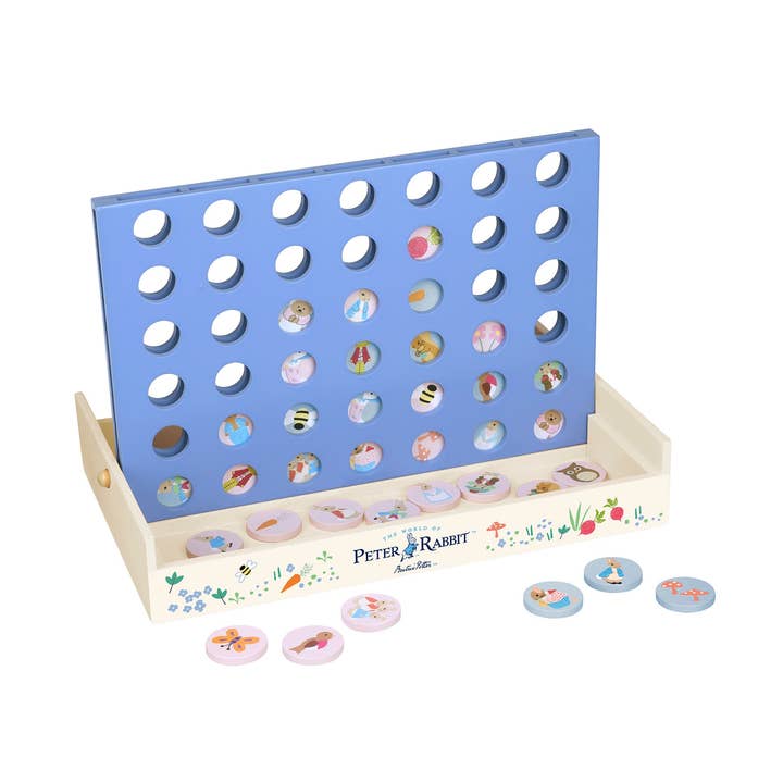 NEW Peter Rabbitâ„¢ 4-in-a-row for wholesale by Orange Tree Toys