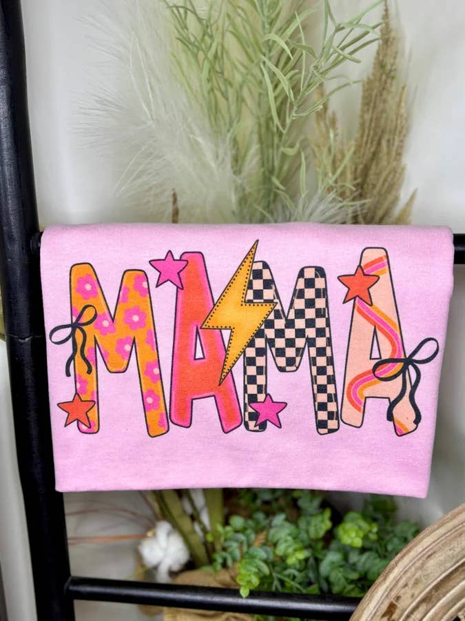 Mama Bolts and Stars (Sub T-Shirt) for wholesale by 1/2 Penny Wholesale