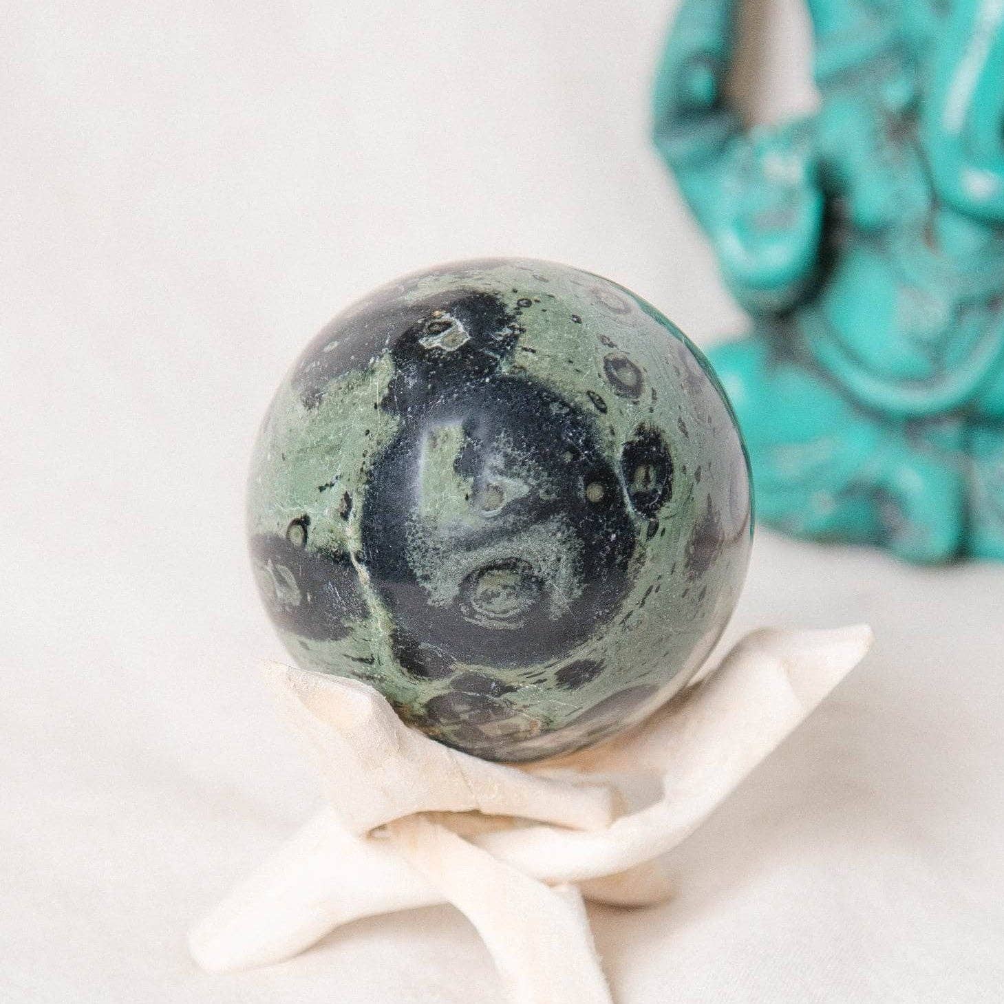 Tiny Rituals - Wholesale Spiritual Stone/Crystal - Kambaba Jasper Sphere - AAA Premium Quality78