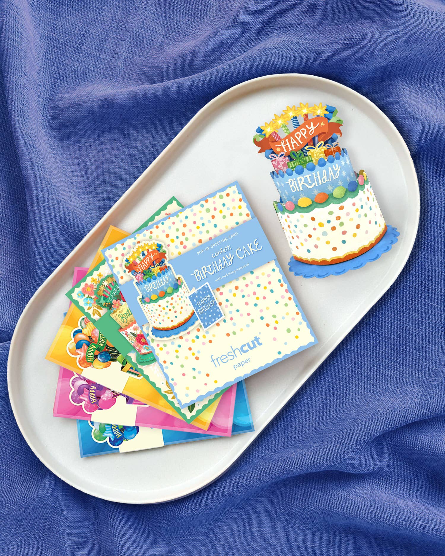 FreshCut Paper LLC - Wholesale Birthday Card - Birthday Collection Gift Box Set of 5 Mini's2