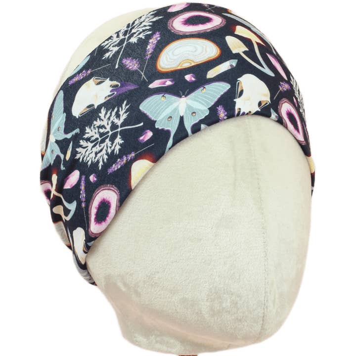 Witchy Night Stretch Headband for wholesale by The Sassy Olive Handmade Headbands
