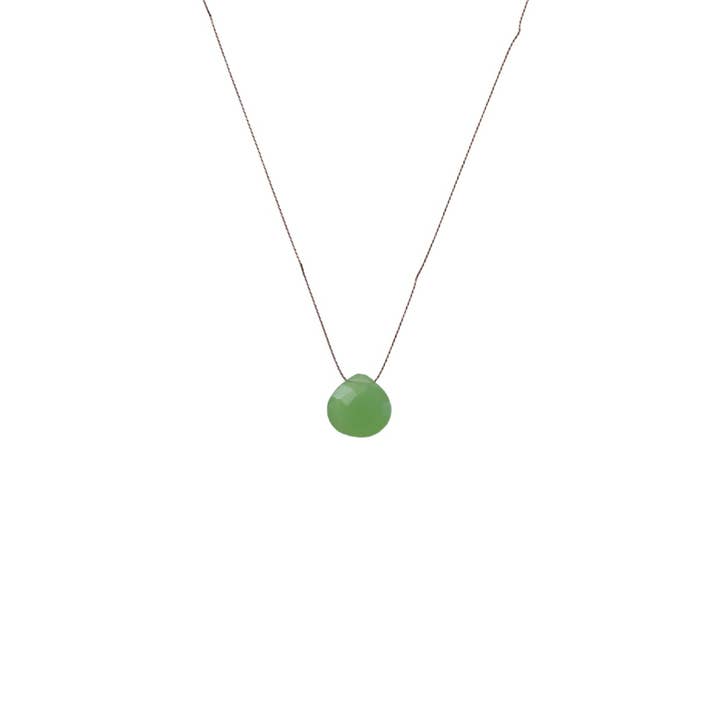 Bali Soul - Wholesale Pendant/Charm Necklace - Prehnite Silk Cord Necklace3