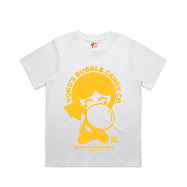 Bubble Candy Co T-shirt met relaxte pasvorm voor dames voor wholesale door Yoko's Mini Mart