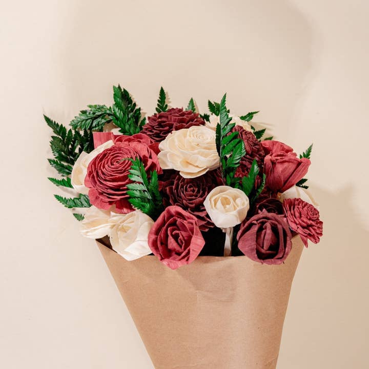 Sola Wood Flowers - Wholesale Artificial Flowers - Passion Loose Flower Finished Bouquet4