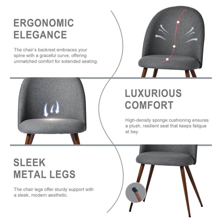 39F Inc. - Wholesale Patio Set - Modern Dining Set: Elegant Table with Four Grey Chairs10