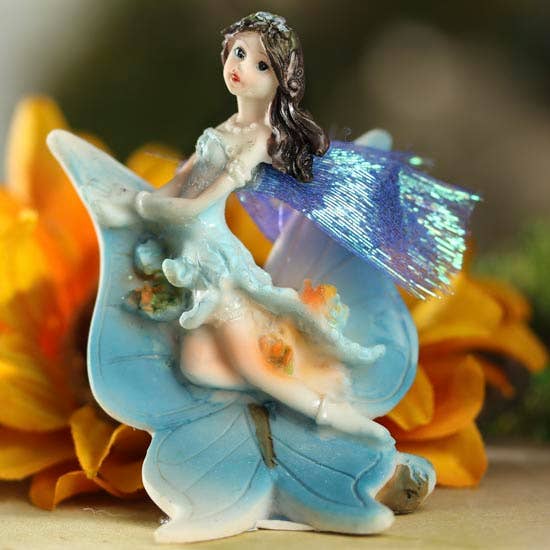 Factory Direct Craft - Vente Décorations de table - Fée Papillon Miniature en Résine de 3" - Choisir la Couleur0