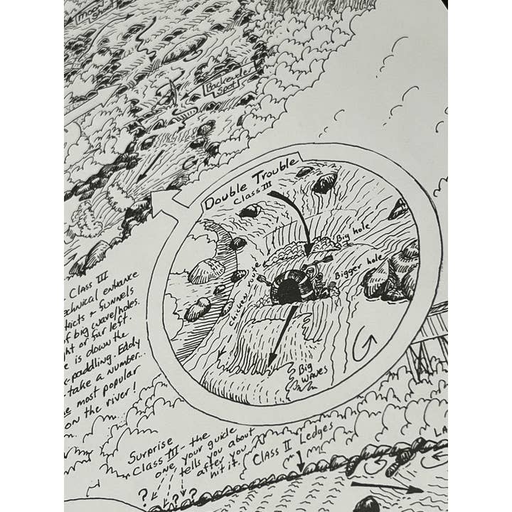 AdventureKEEN - Wholesale Map - Ocoee: River Map by William Nealy2