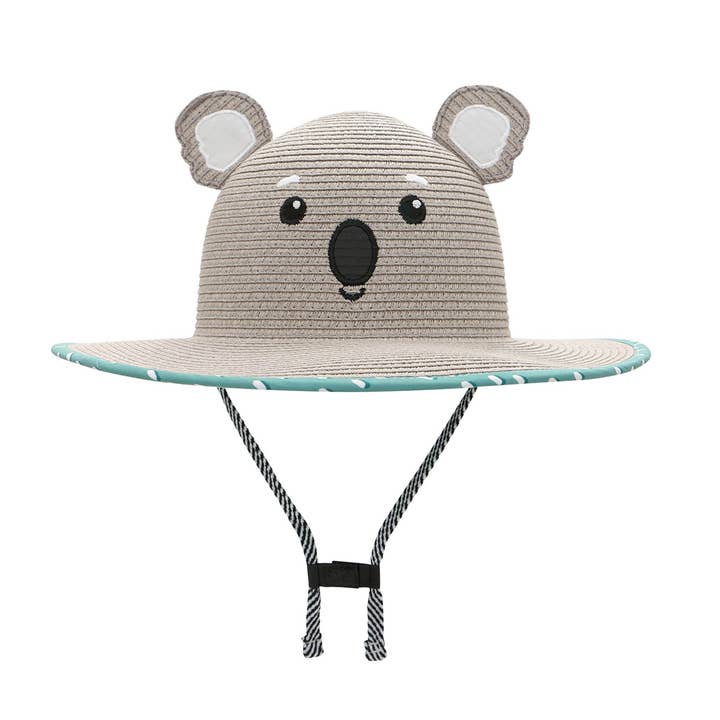 Kids' Lifeguard Straw Hat - Koala for wholesale by FlapJackKids