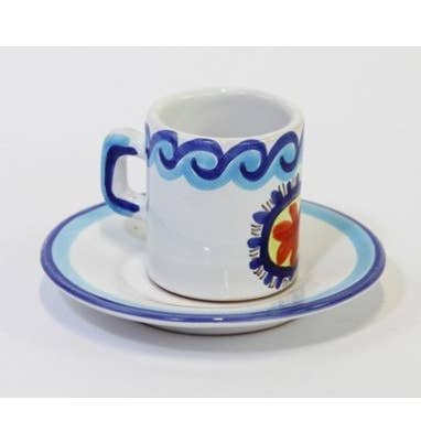 Ceramiche De Simone - Wholesale Coffee Mug - Cup + Saucer Tramontana0