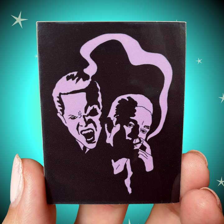 Haunted Fembot - Wholesale Sticker - The Monster or The Man Spike Sticker0