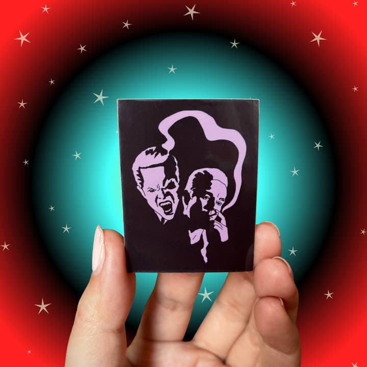 Haunted Fembot - Wholesale Sticker - Het Monster of De Man Spike Sticker