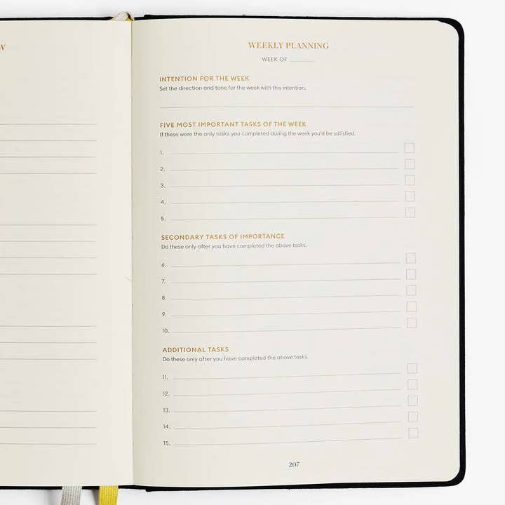 Intelligent Change - Wholesale Planner - Productivity Planner Black - Time Tracking, Goals, Self-Care3