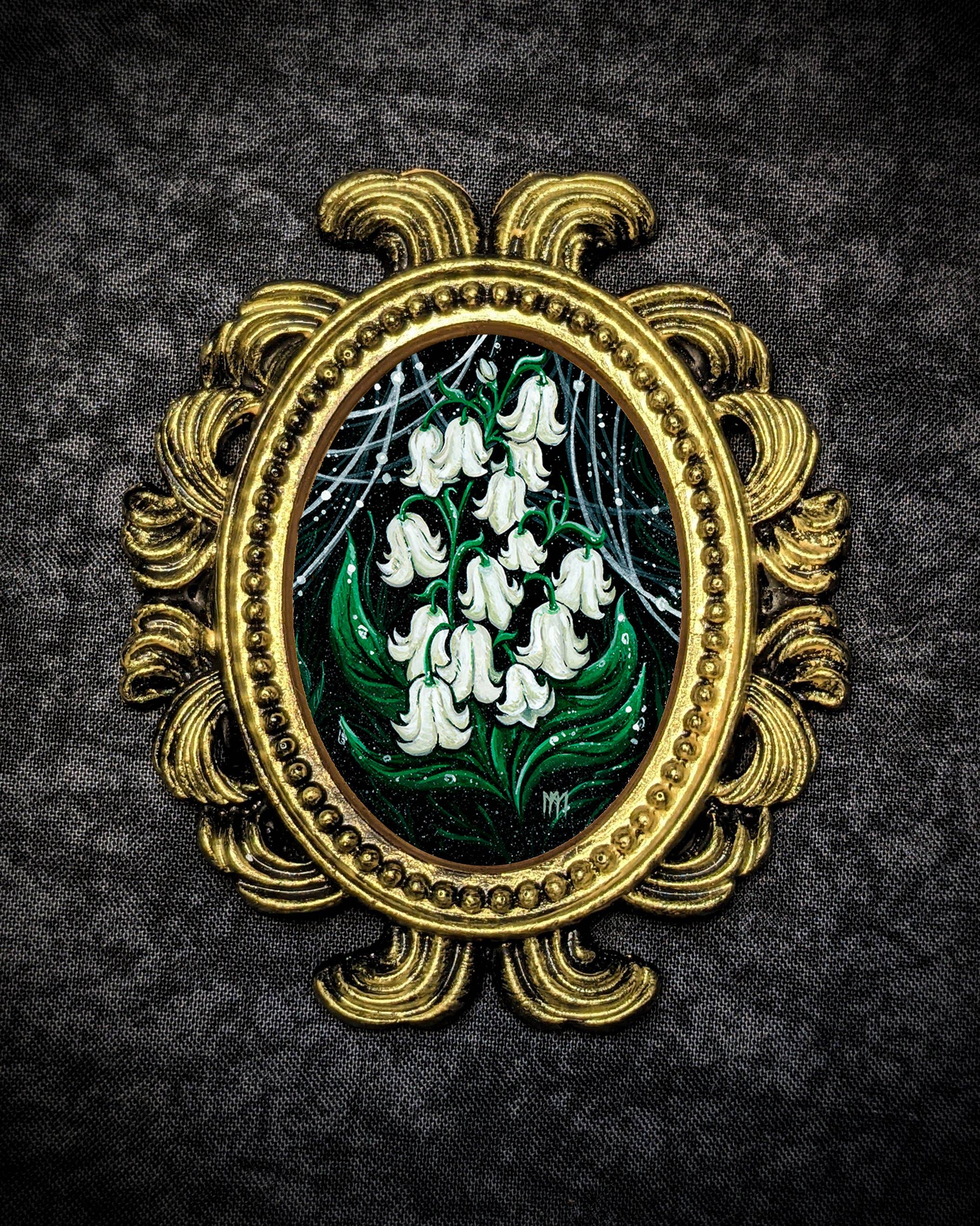 Meagan Meli Illustration - Wholesale Art Print - Lily of the Valley Framed Print1