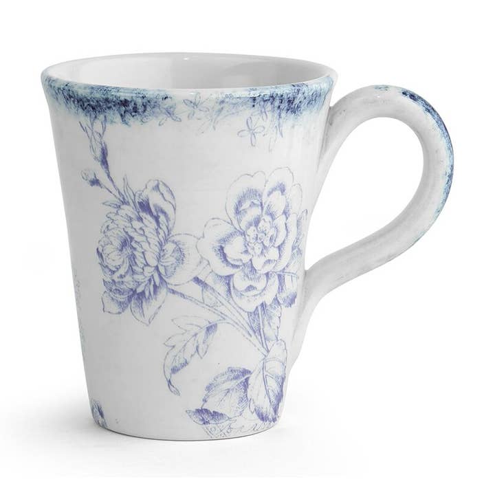 Arte Italica & Crown Linen Designs - Venta al por mayor Taza - Giulietta - Taza, color azul0