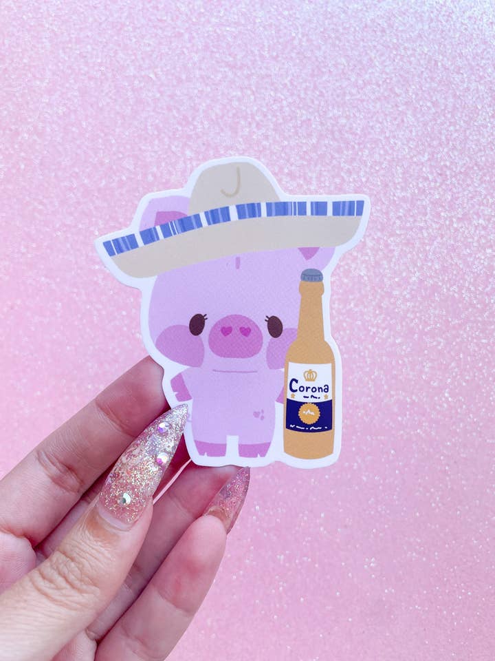 Sticker met dronken koekjes voor wholesale door Basura Gang