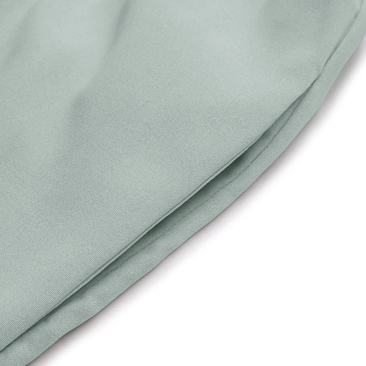 Vert Combinaison à bretelles avec nœud papillon et volants à l'arrière en vente sur Faire3