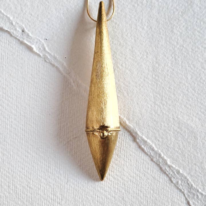 Collana con ciondolo a forma di gnomo in ottone per la vendita all'ingrosso da parte di Bisjoux