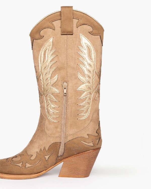 SWEET MAGIC MODA Y COMPLEMENTOS - Vente Bottes – femme - Bottes style cowboy en similicuir12