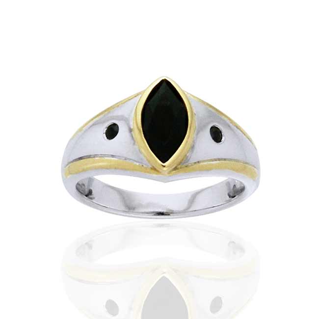 Silver Insanity - Wholesale Single Stone/Solitaire Ring - Magic Night | Genuine Black Spinel Sterling Silver Ring0