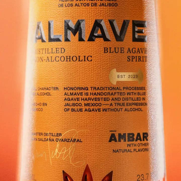 Almave - Wholesale Non-Alcoholic Spirits/Wine/Beer - Almave Ámbar | Non-Alcoholic Blue Agave Spirit2