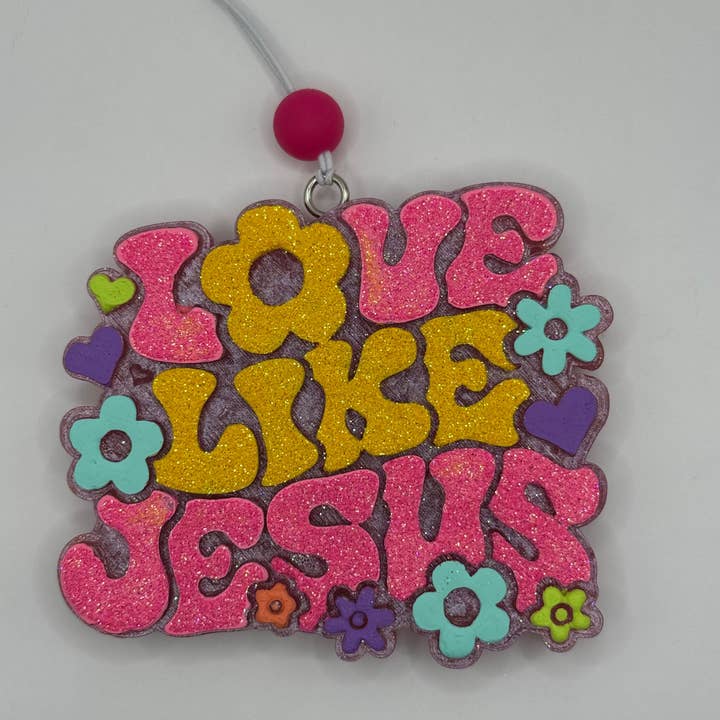Love Like Jesus | Car Freshie and other Purchase Wholesale rearview mirror car charms. Free Returns & Net 60 Terms on Faire trending on Faire.