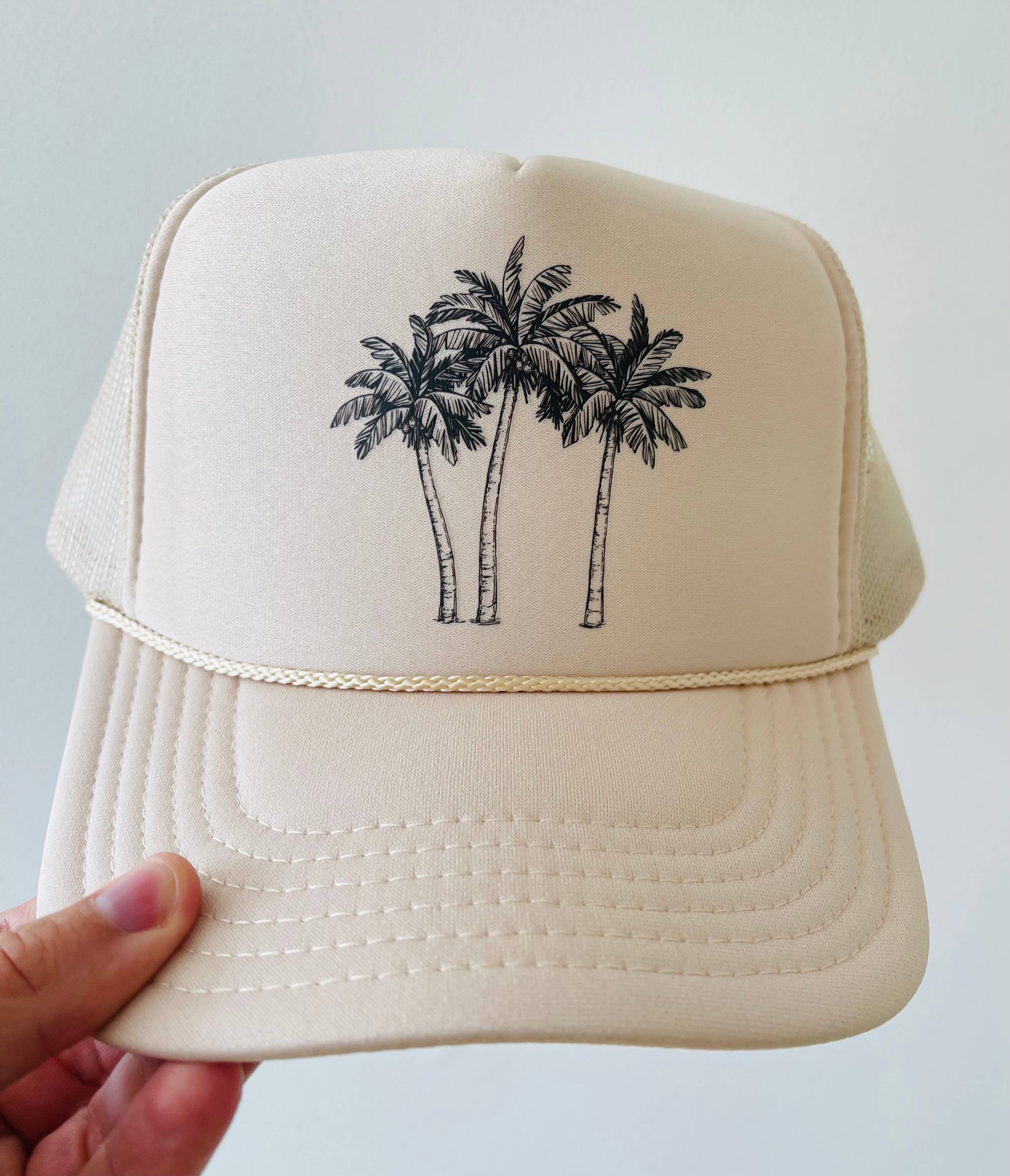 Rad Hat Society – wholesale Trucker hat – Unisex – Palm Trees15