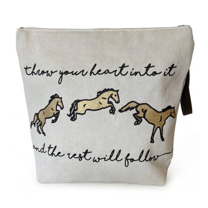 Bascule Makeup Bag for wholesale by Spiced Equestrian