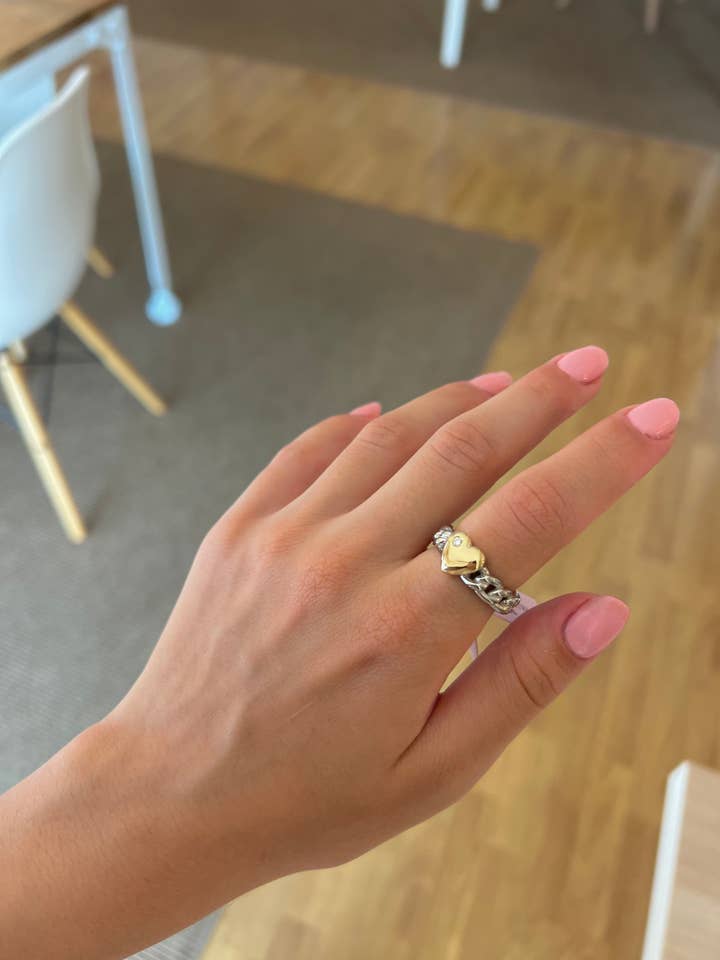 Anel Solitário Coração Issa por atacado de Franco Vieira A Jóia Ideal