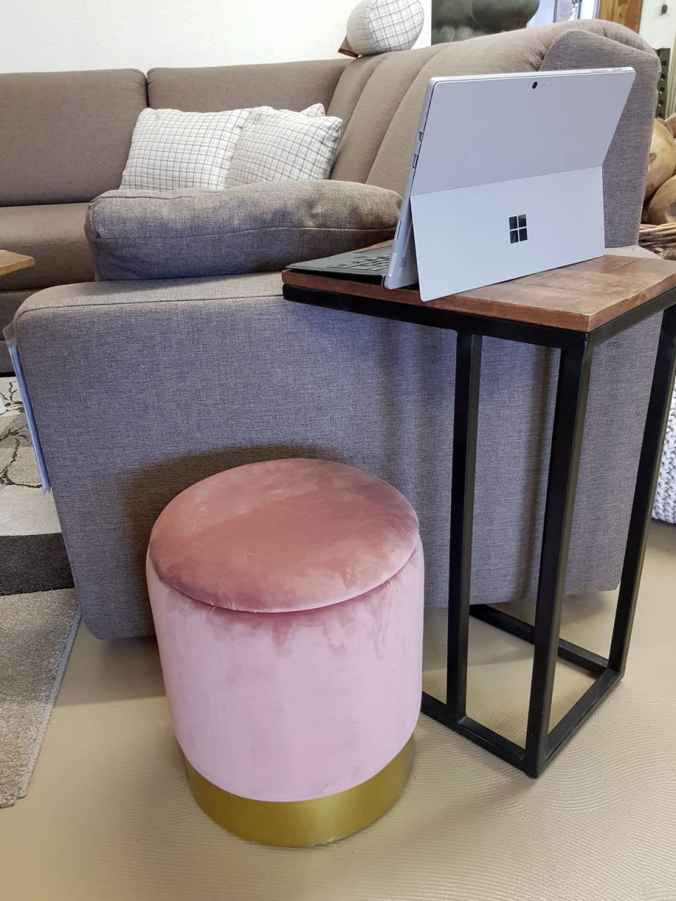 Voglrieder - Wholesale Side Table - Side table sofa table laptop table C-table 40x60x25 cm Liv8