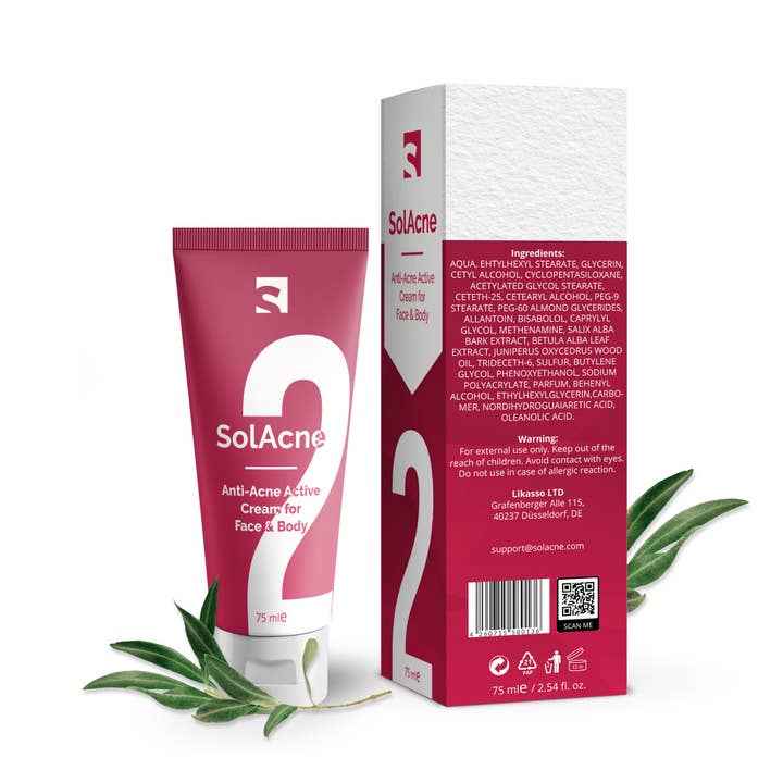 Likasso - Wholesale Acne/Hydrocolloid Patch - SolAcne Face Cream Against Pimples & Acne for Men & Women2