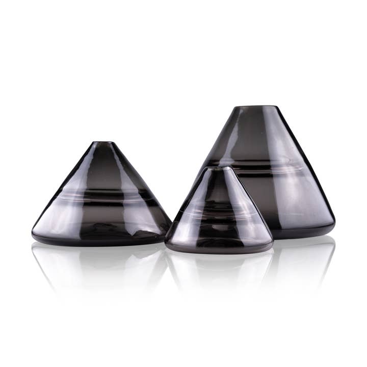 Halo Vase - Cone for wholesale by Dougherty Glassworks