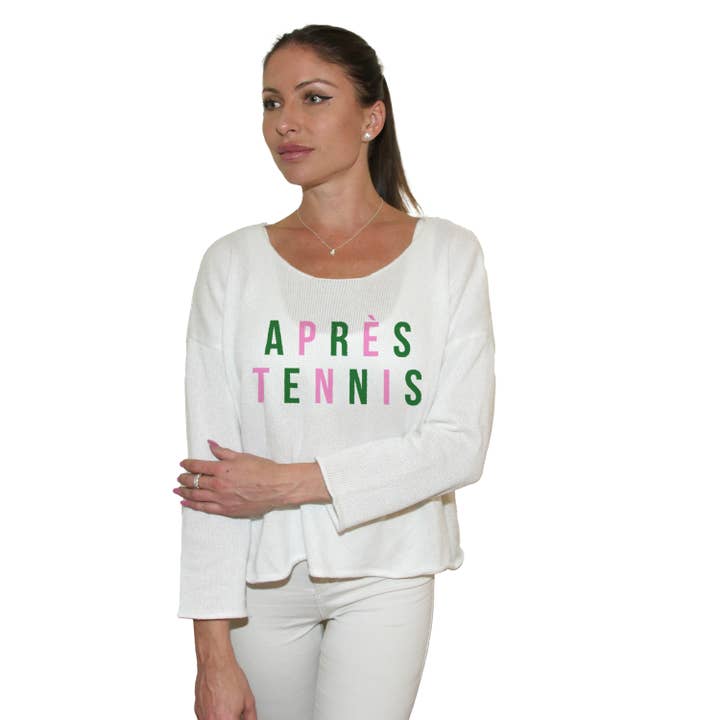 Knit Sweater - Apres Tennis for wholesale by Toss Designs