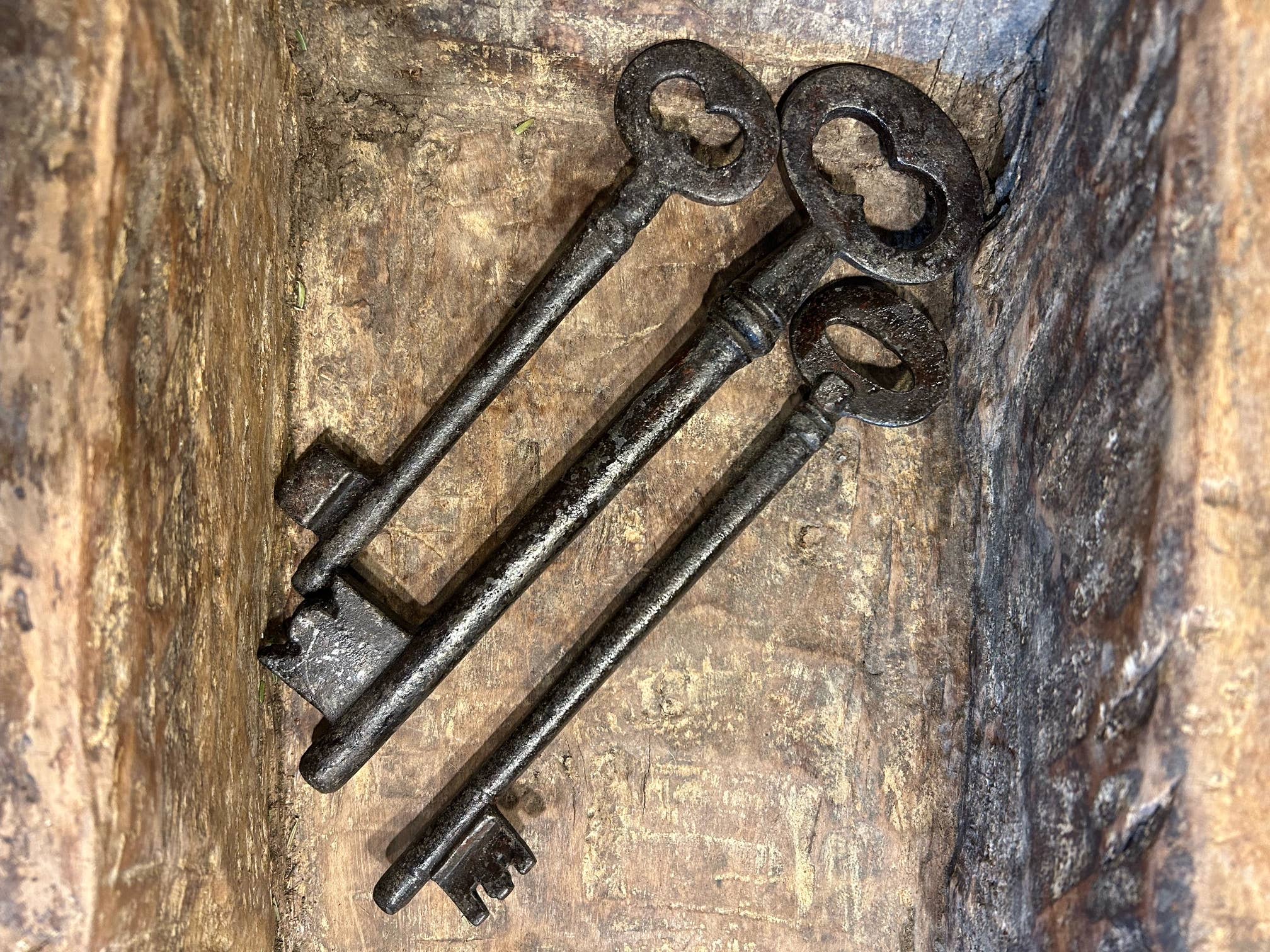 Asia West - Venta al por mayor Artículo decorativo de mesa -  Llaves Skelton de hierro fundido (juego de 3)7