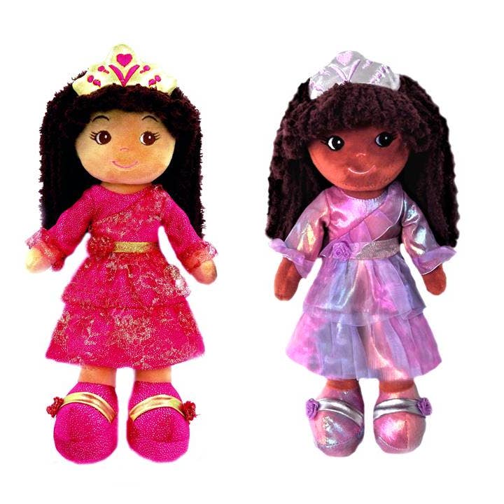Assortimento di bambole Sparkle Princess, set di 2 per la vendita all'ingrosso da parte di GirlzNDollz