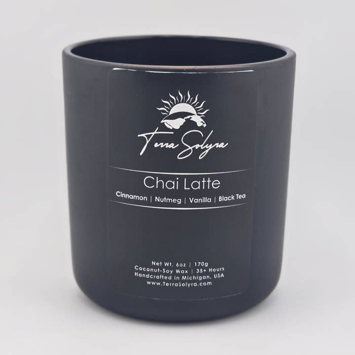 Chai Latte Candle for wholesale by Terra Solyra LLC