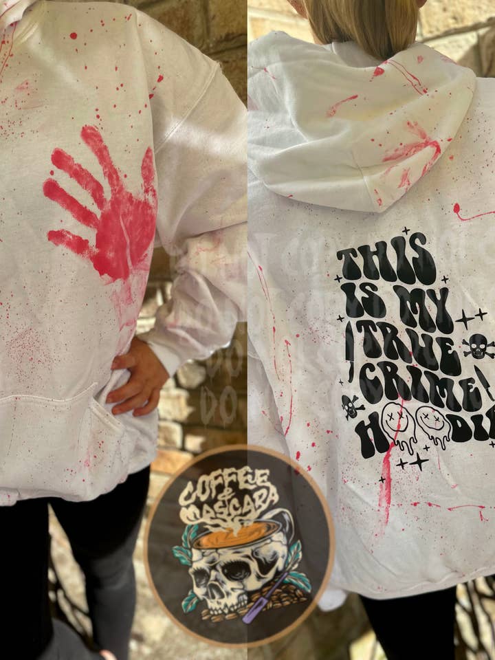True Crime Hoodie for wholesale by Coffee & Mascara