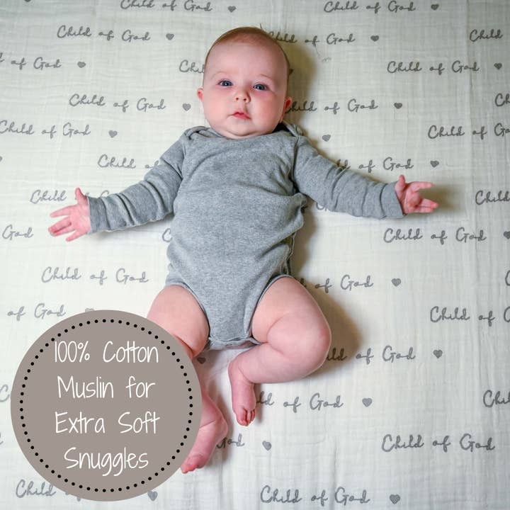 LollyBanks - Wholesale Swaddle - Baby - Child of God Baby Blanket